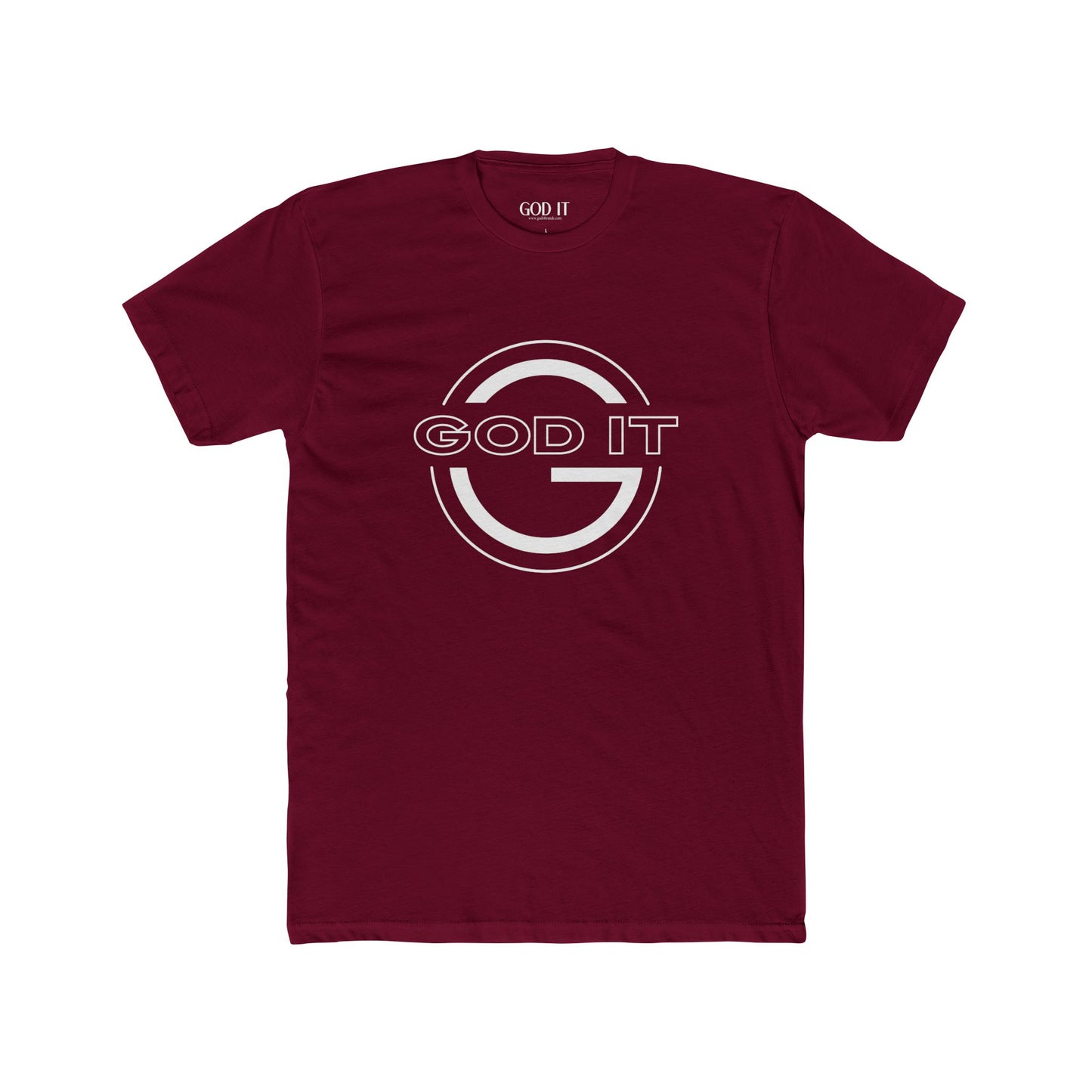 GOD IT Front & Center Tee — Unisex Faith Crew T-Shirt