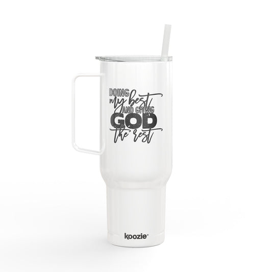 Doing My Best & Giving God the Rest | 40oz Insulated Tumbler