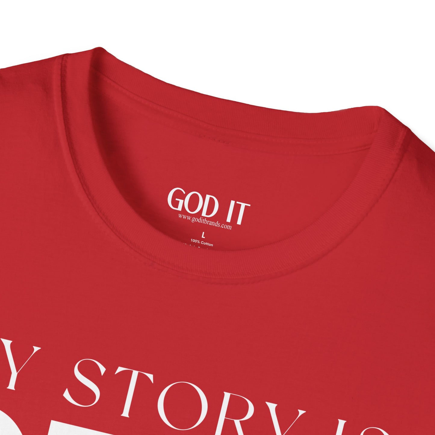 My Story Is Real Because God Wrote It — Unisex Faith T-Shirt