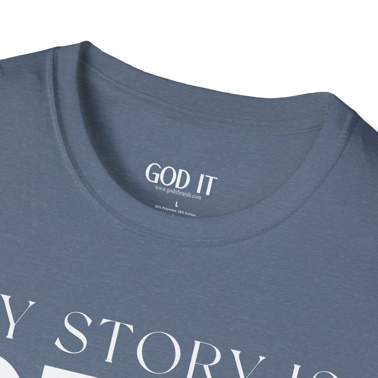 My Story Is Real Because God Wrote It — Unisex Faith T-Shirt