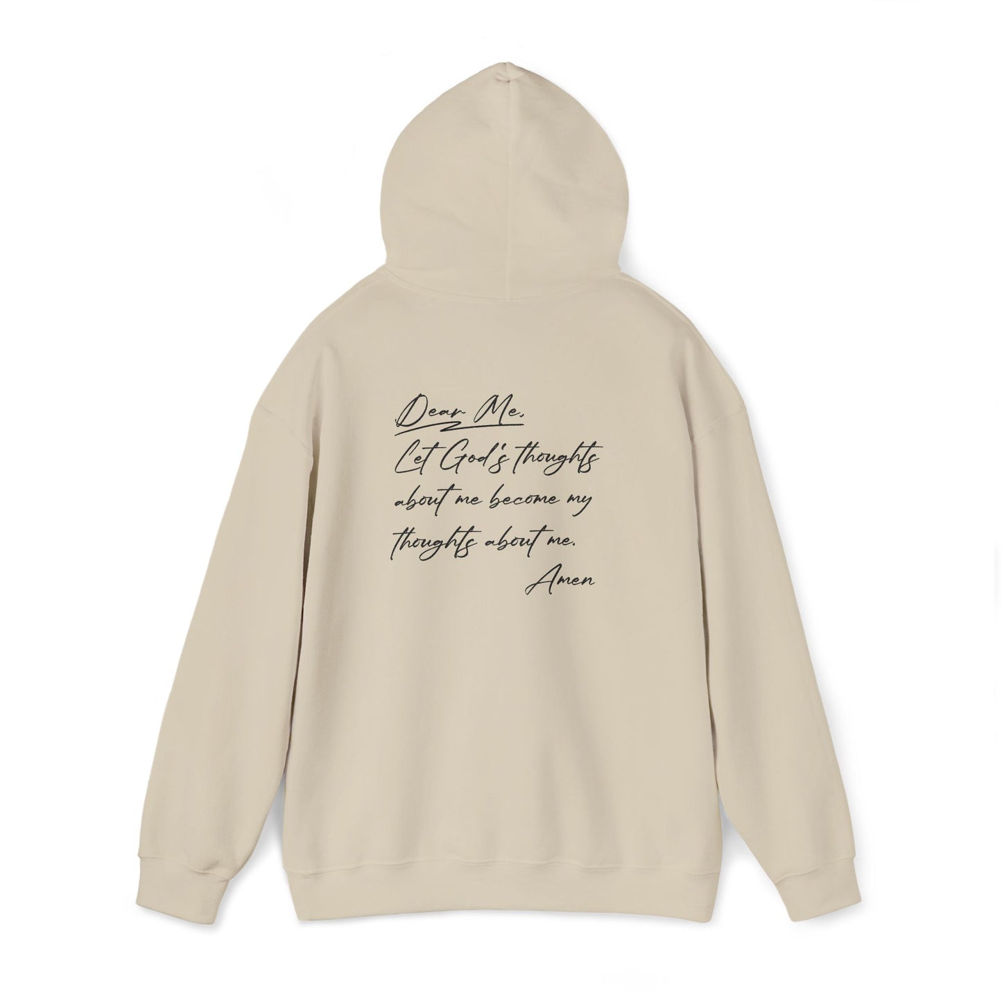 GOD IT "Dear Me Prayer" Hoodie | Inspirational Faith Sweatshirt for Men and Women