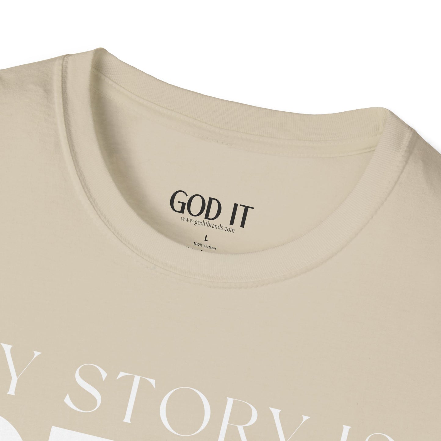 My Story Is Real Because God Wrote It — Unisex Faith T-Shirt