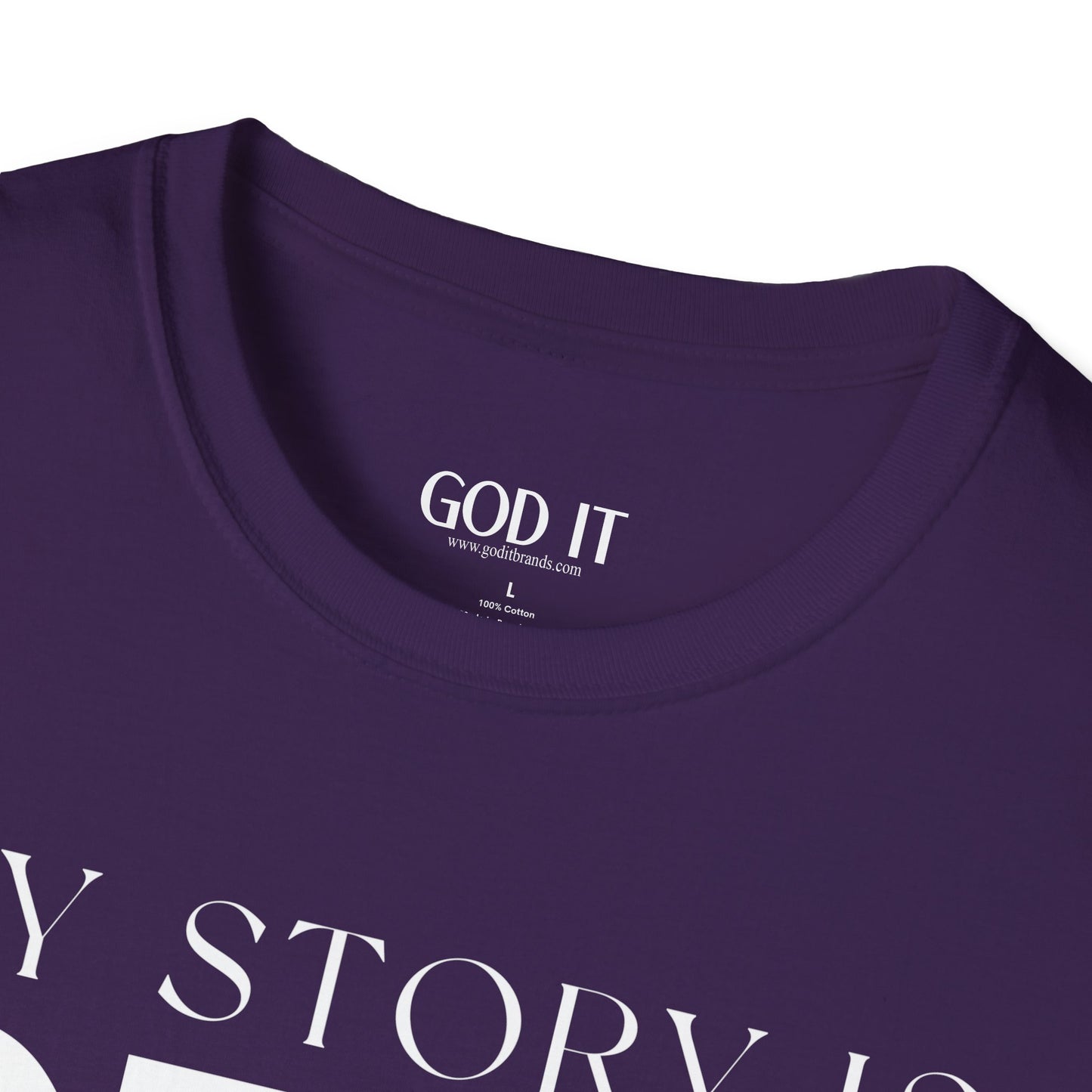My Story Is Real Because God Wrote It — Unisex Faith T-Shirt