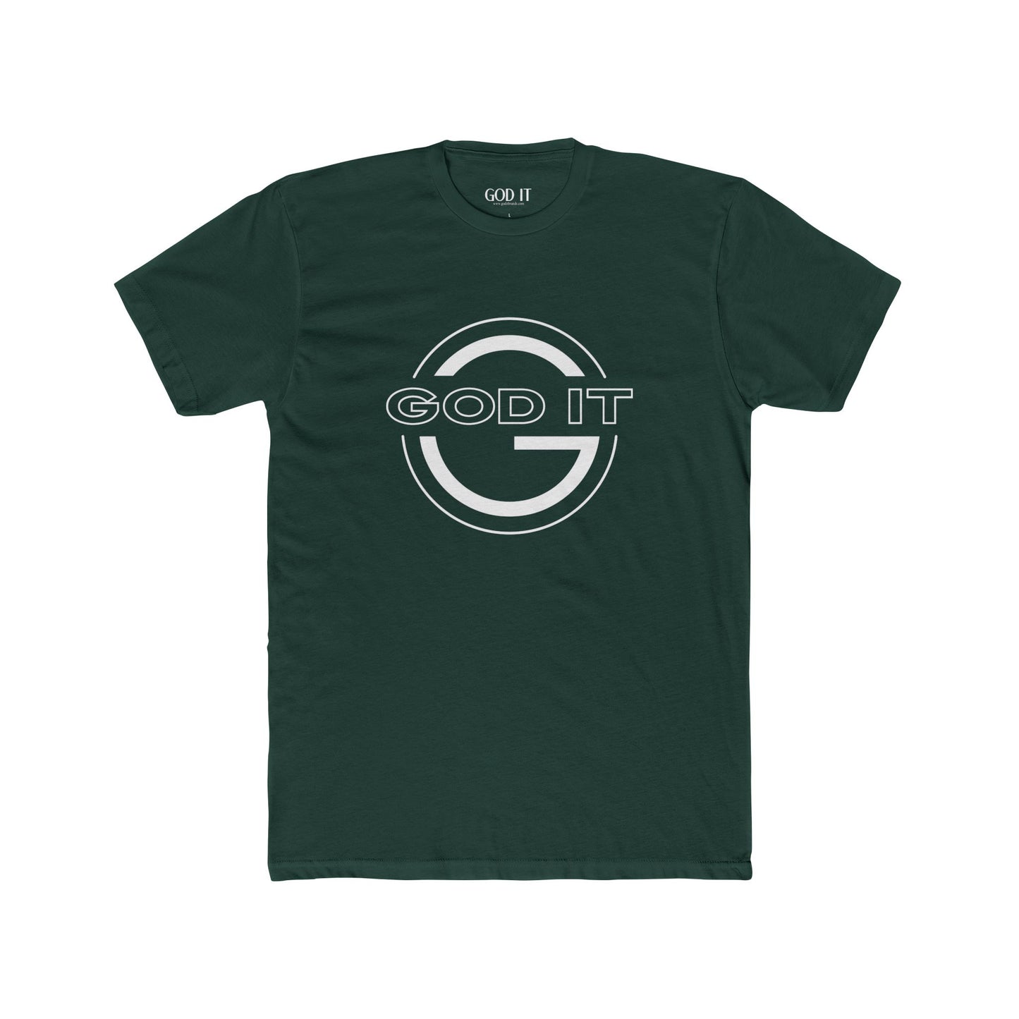 GOD IT Front & Center Tee — Unisex Faith Crew T-Shirt