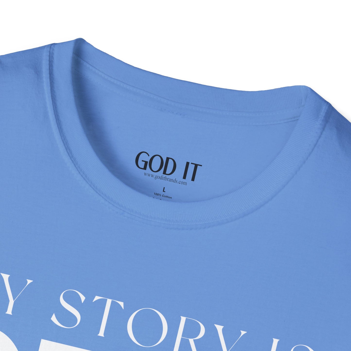 My Story Is Real Because God Wrote It — Unisex Faith T-Shirt