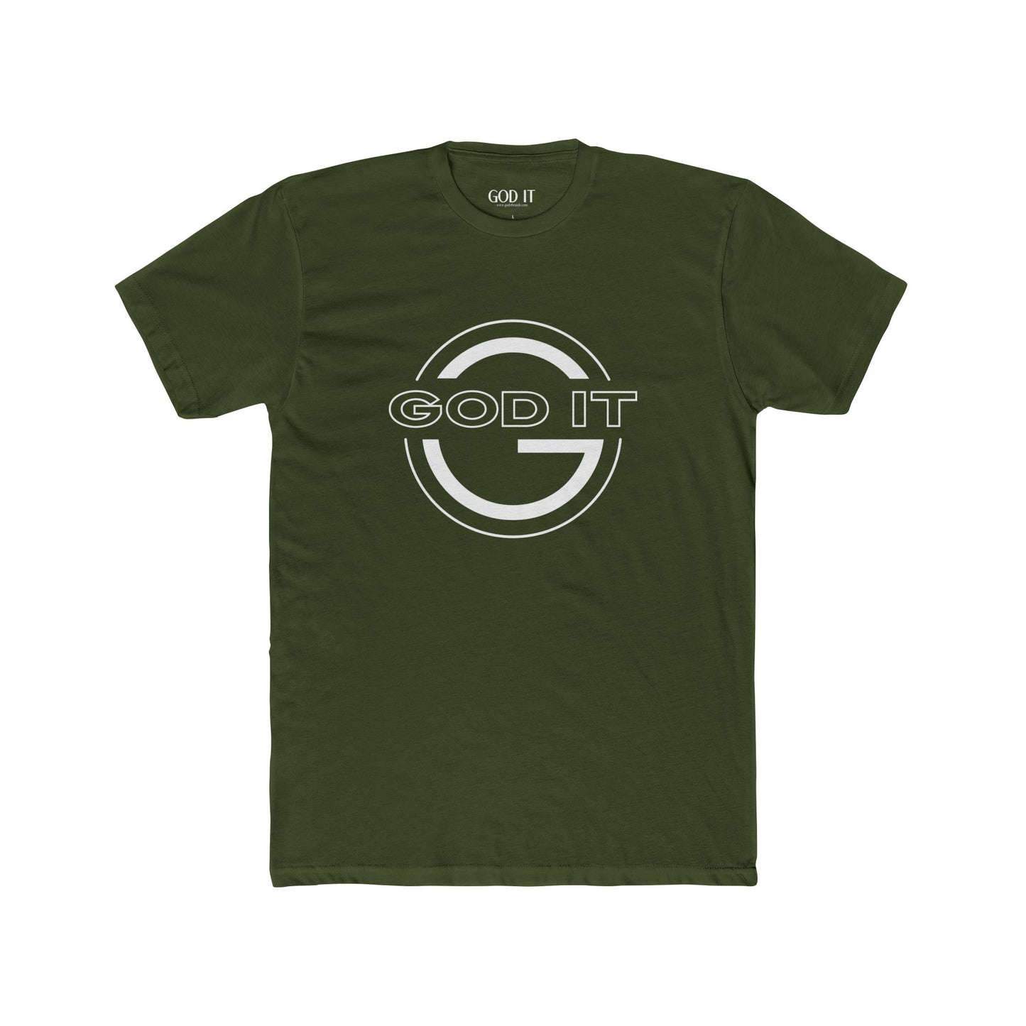GOD IT Front & Center Tee — Unisex Faith Crew T-Shirt