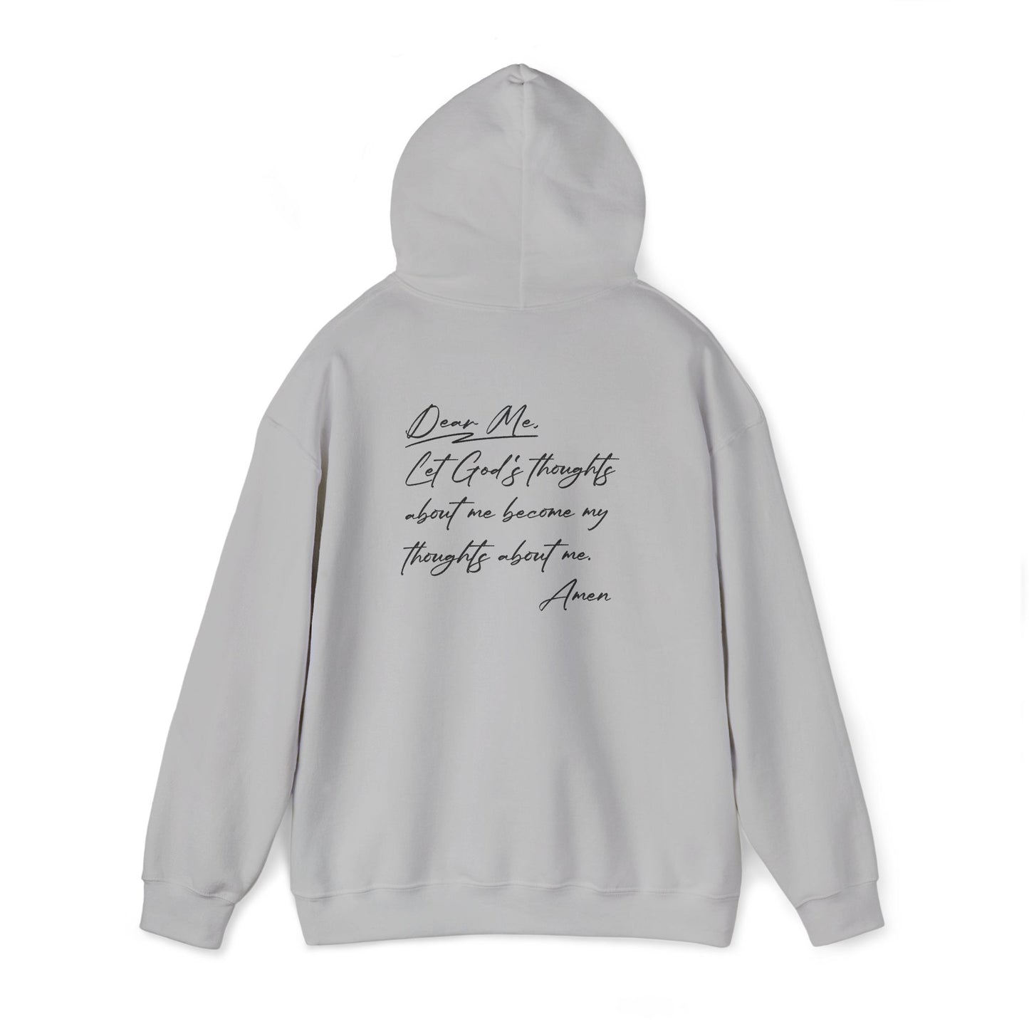 GOD IT "Dear Me Prayer" Hoodie | Inspirational Faith Sweatshirt for Men and Women