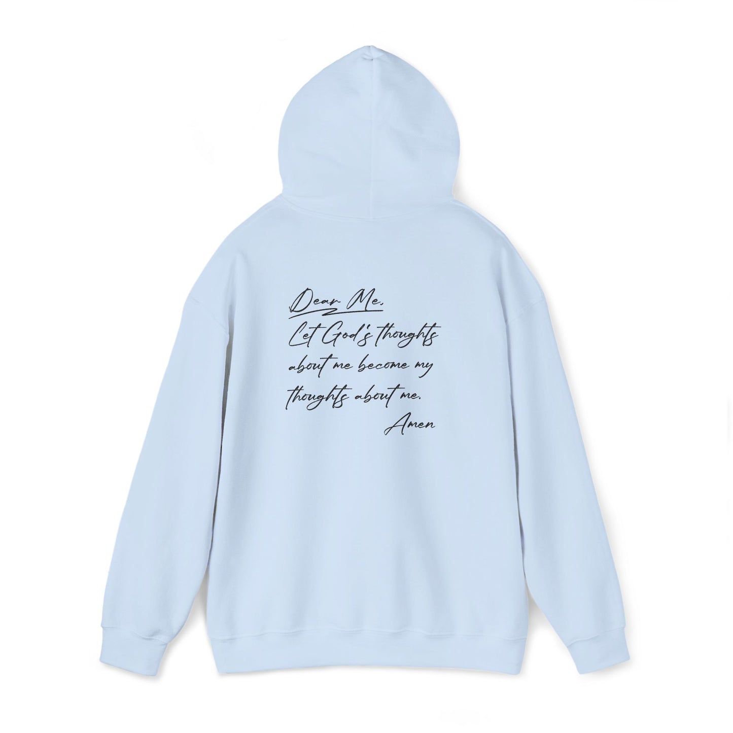 GOD IT "Dear Me Prayer" Hoodie | Inspirational Faith Sweatshirt for Men and Women