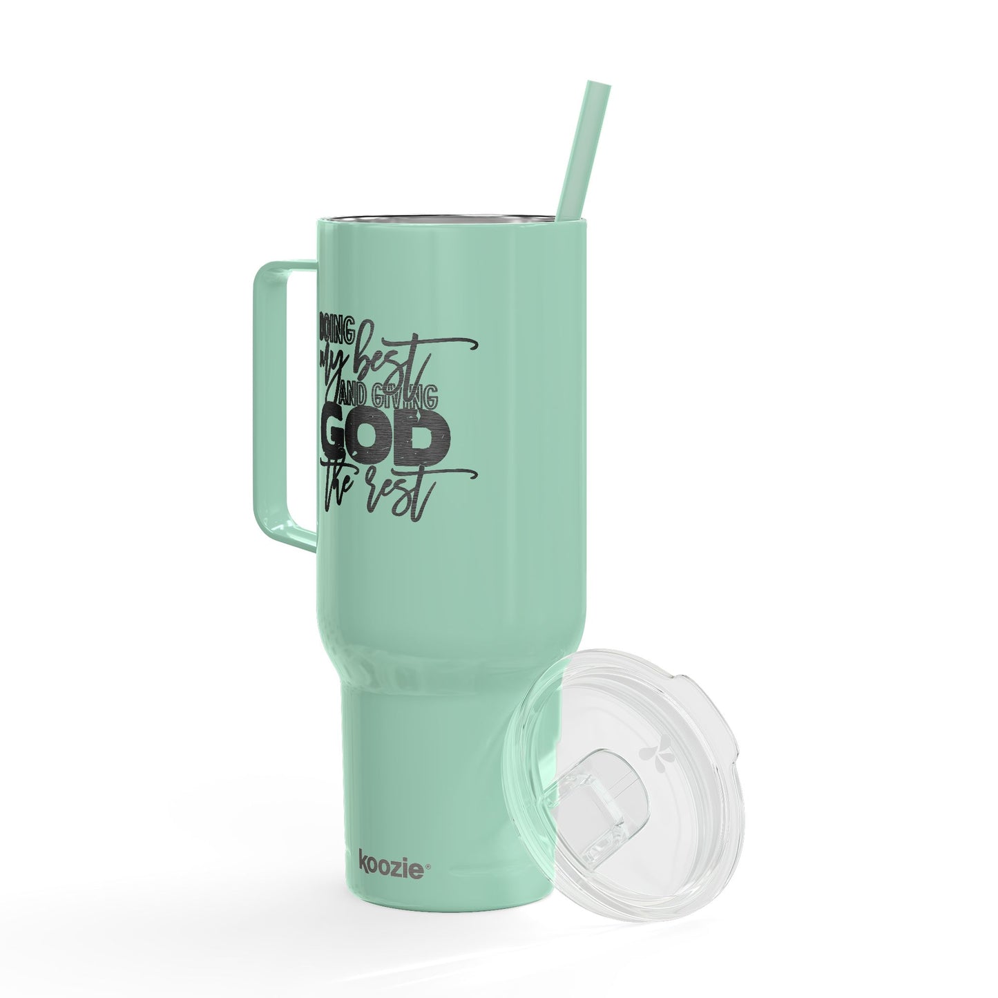 Doing My Best & Giving God the Rest | 40oz Insulated Tumbler