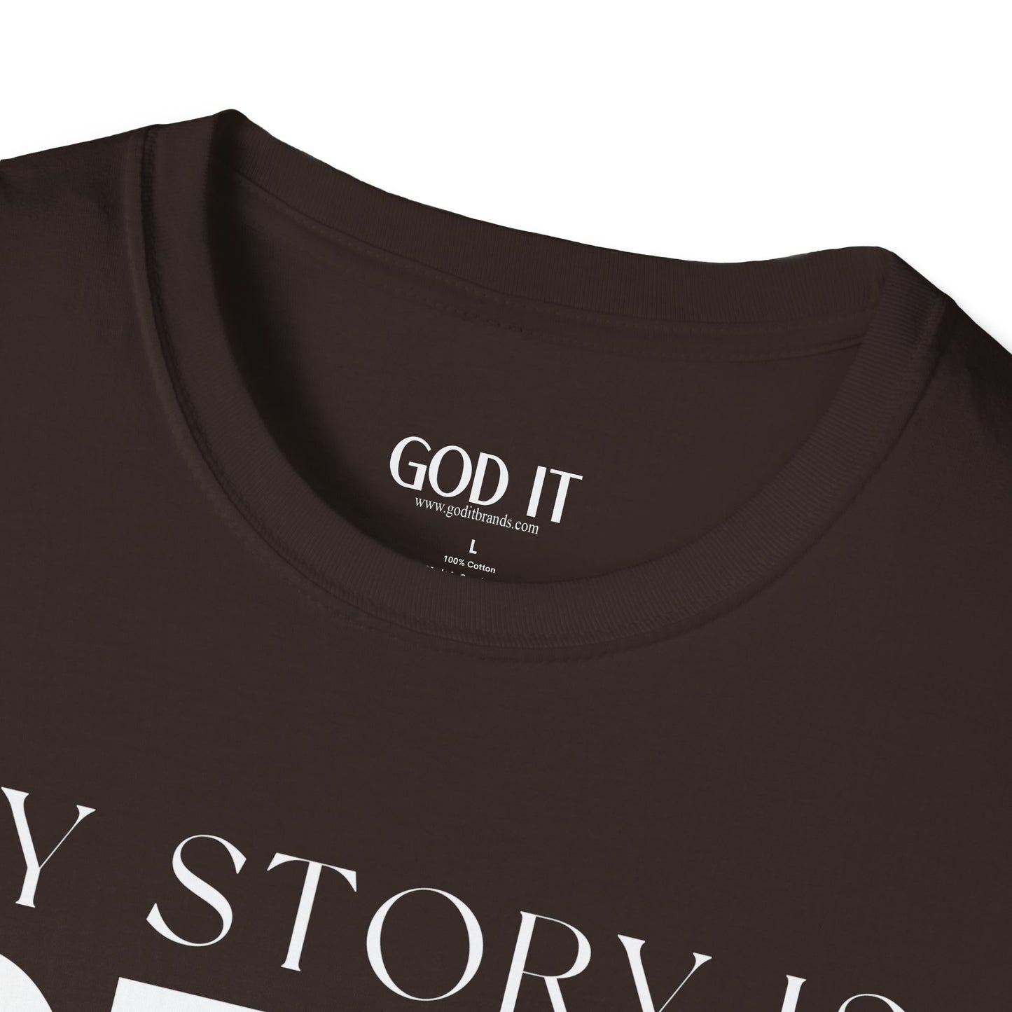 My Story Is Real Because God Wrote It — Unisex Faith T-Shirt