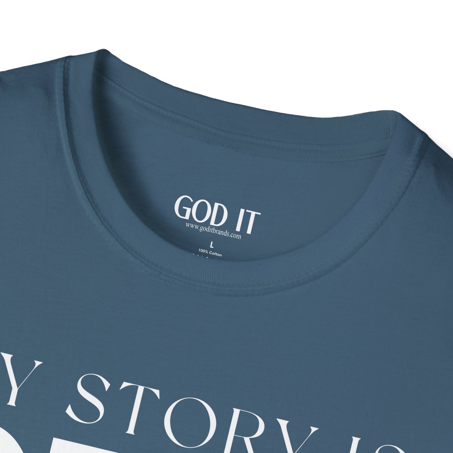 My Story Is Real Because God Wrote It — Unisex Faith T-Shirt