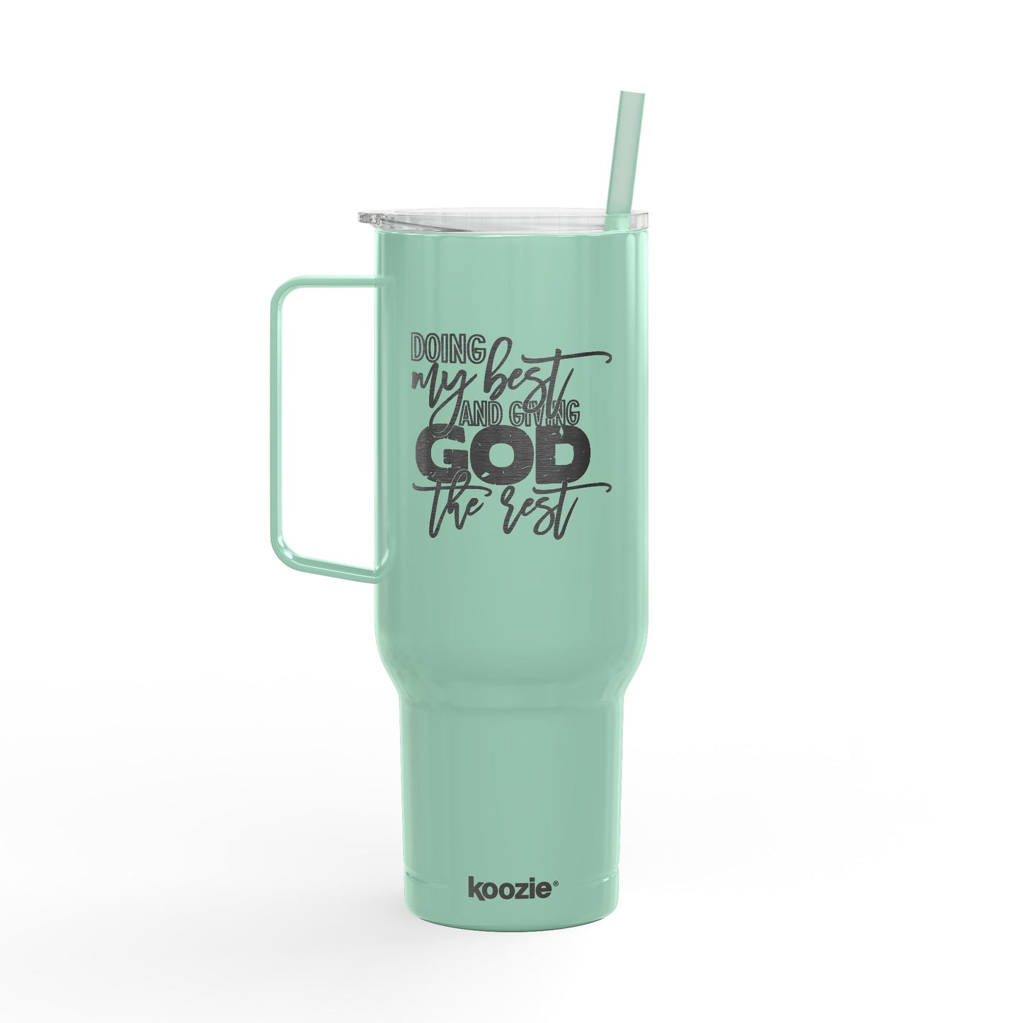 Doing My Best & Giving God the Rest | 40oz Insulated Tumbler