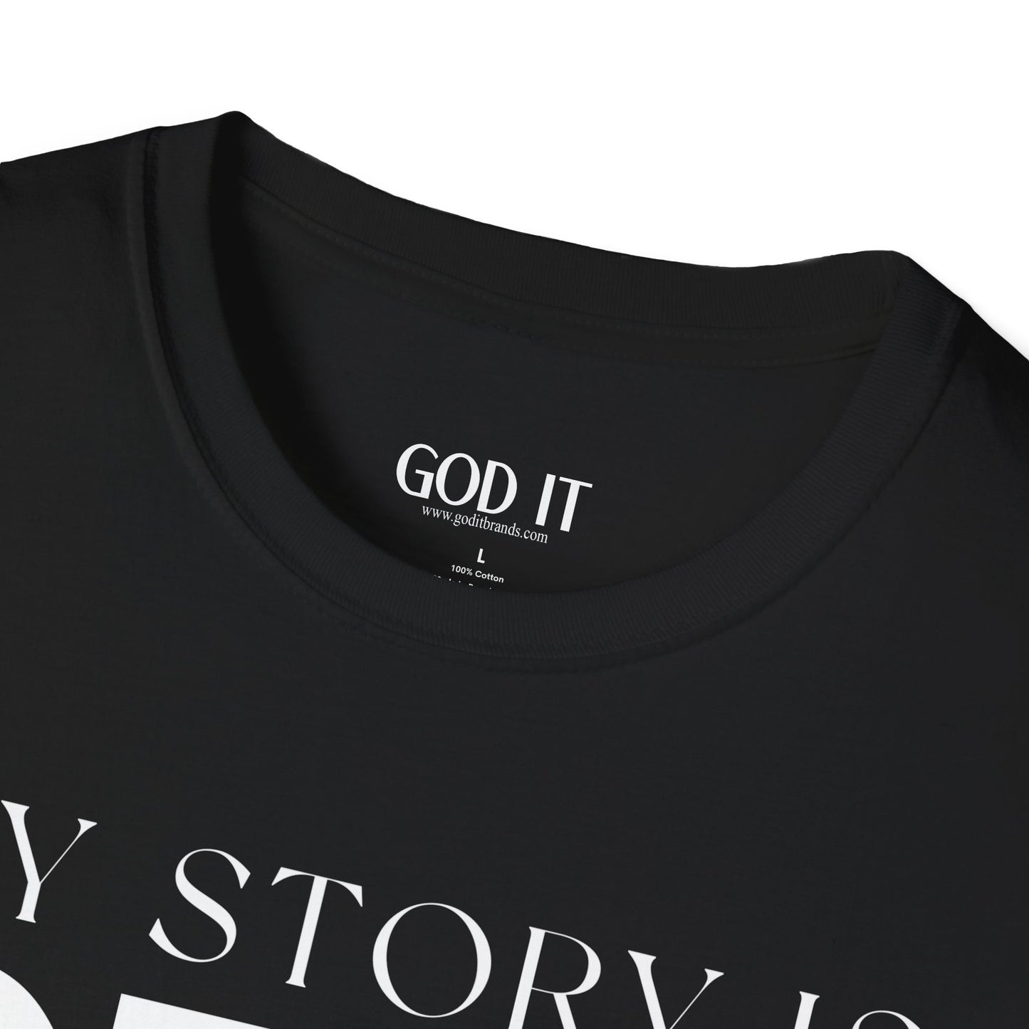 My Story Is Real Because God Wrote It — Unisex Faith T-Shirt