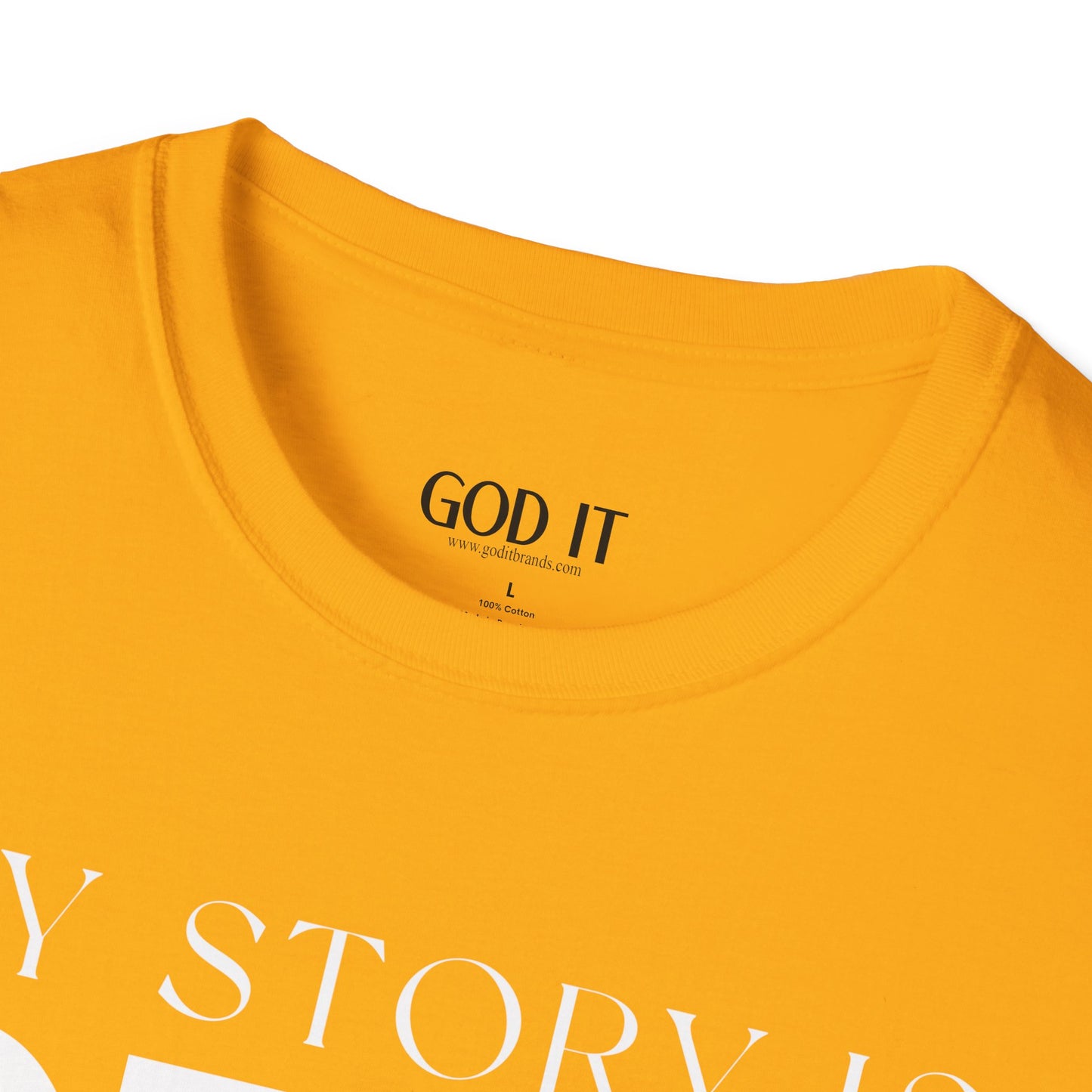 My Story Is Real Because God Wrote It — Unisex Faith T-Shirt
