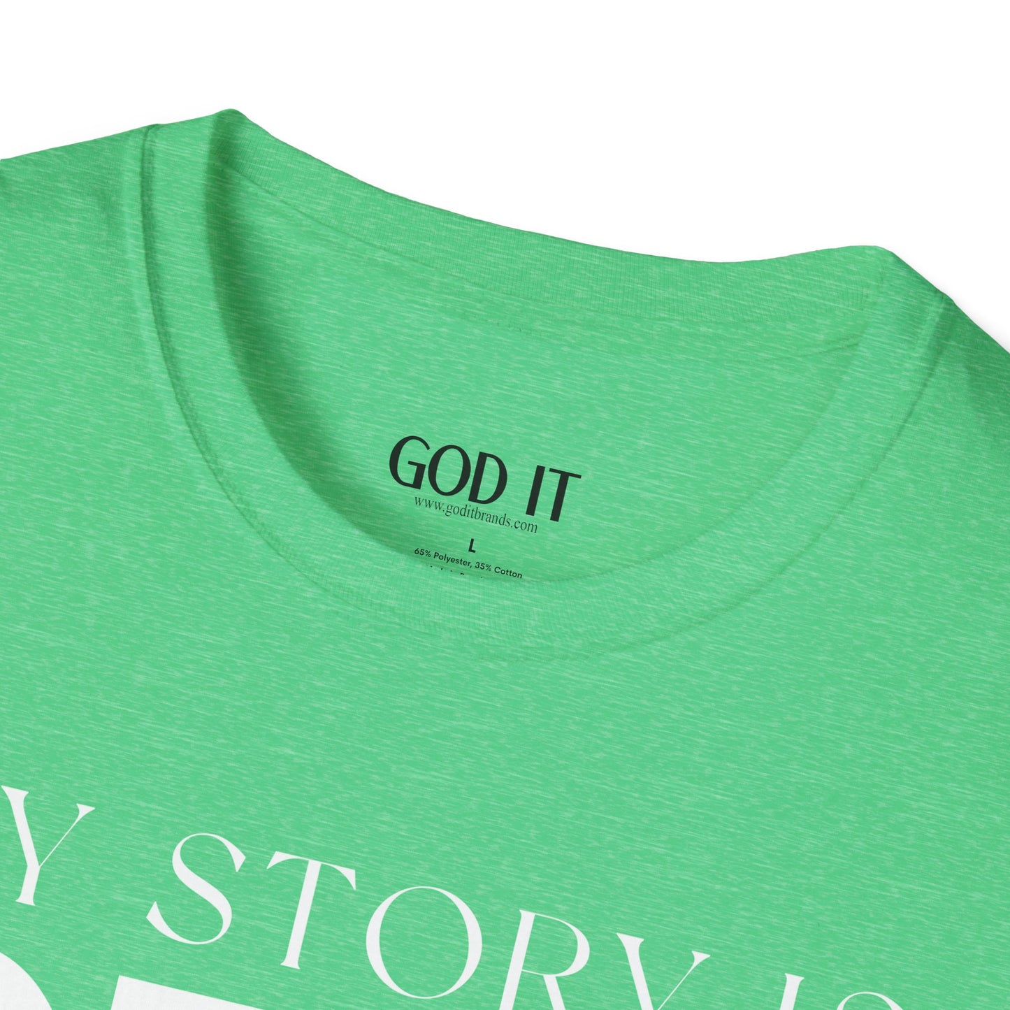 My Story Is Real Because God Wrote It — Unisex Faith T-Shirt