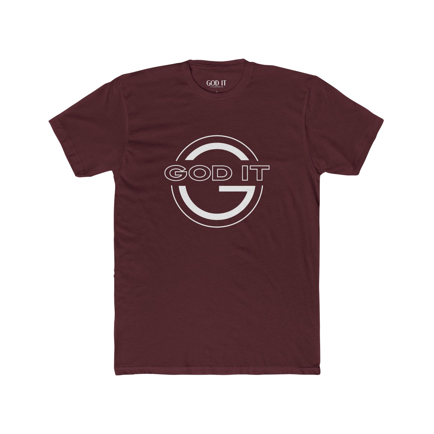 GOD IT Front & Center Tee — Unisex Faith Crew T-Shirt